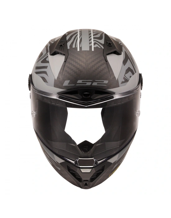 LS2 THUNDER KARBON GP AERO POLAR SİYAH KASK
