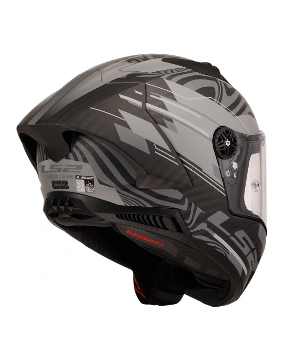 LS2 THUNDER KARBON GP AERO POLAR SİYAH KASK