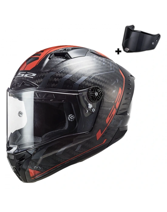 LS2 THUNDER KARBON SPUTNIK METAL  KASK