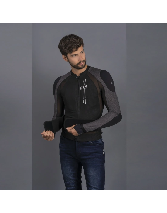 LS2 X-ARMOR FULL KORUMA MONT SİYAH-GRİ