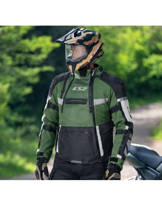 LS2 X-MASTER MONT SİYAH-YEŞİL-GRİ