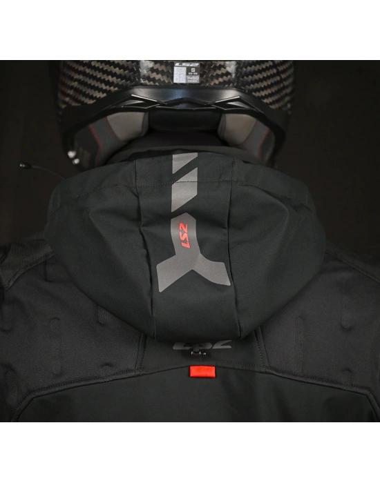 LS2 ZIRCONIUM EVO MONT SİYAH-KIRMIZI