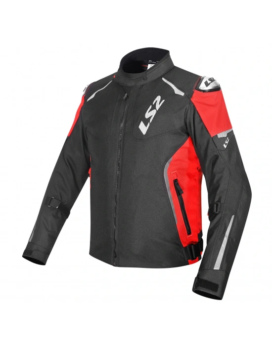 LS2 ZOOM H2O MONT SİYAH-KIRMIZI