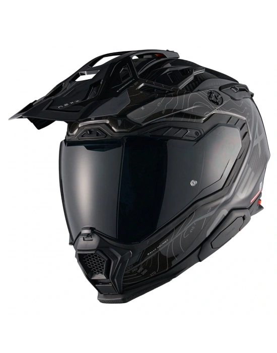 NEXX X.WED 3 FURKA KARBON SİYAH-GRİ KASK