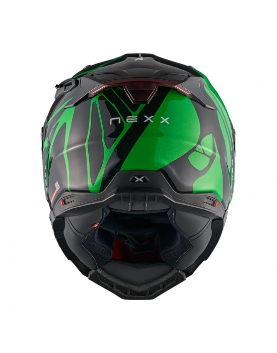 NEXX X.WST 3 B-SIDE SİYAH YEŞİL KASK