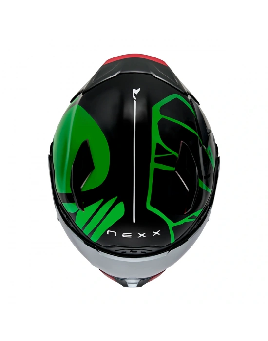 NEXX X.WST 3 B-SIDE SİYAH YEŞİL KASK