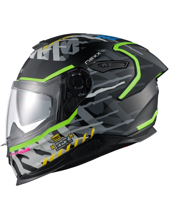 NEXX Y.100R URBANGRAM MAT SİYAH KASK