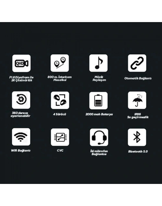 SCS S11 KAMERALI INTERCOM