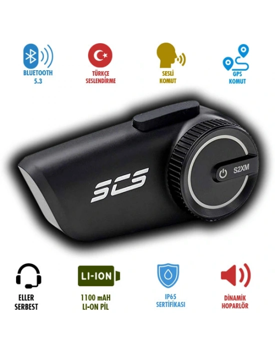 SCS S2XM BLUETOOTH VE INTERCOM
