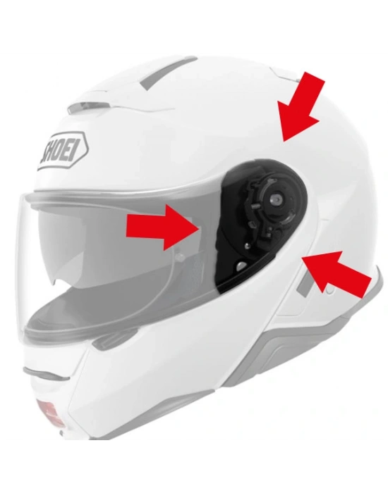 SHOEI CNS-3 KASK YAN KAPAK SET (NEOTEC 2)