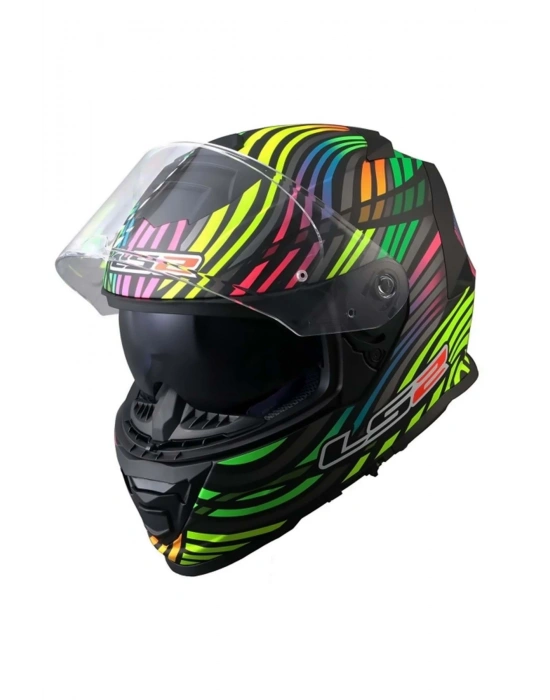 Storm 2 Power Mat Siyah-gökkuşağı Kask