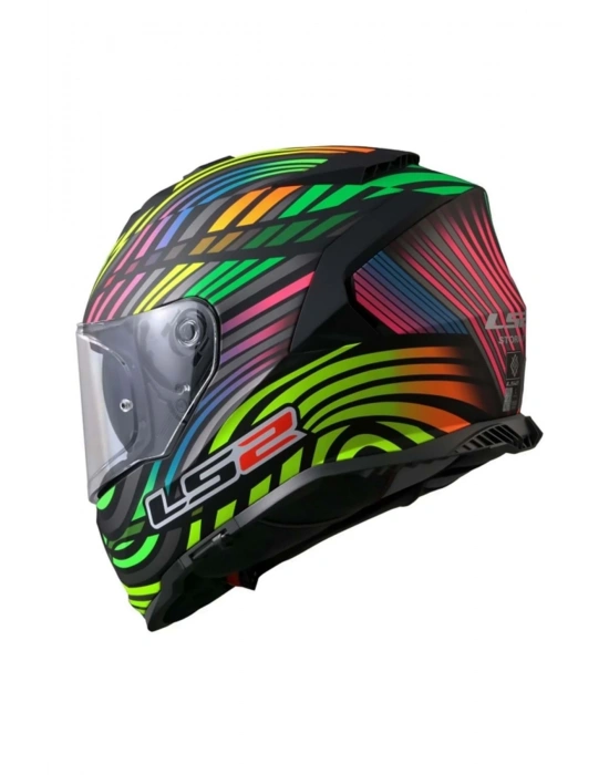 Storm 2 Power Mat Siyah-gökkuşağı Kask