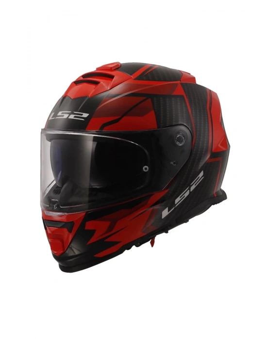 Storm 2 Tracker Siyah-kırmızı Kask