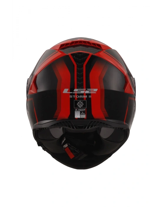 Storm 2 Tracker Siyah-kırmızı Kask