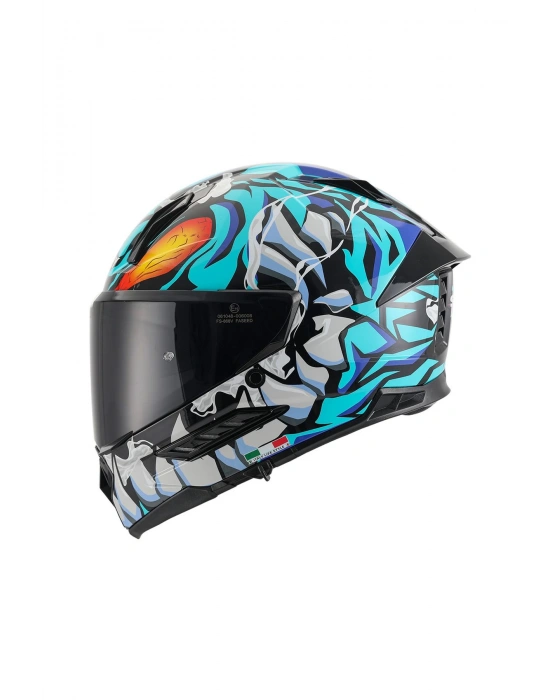 SW 868 CANNIBAL Black Blue Full Face