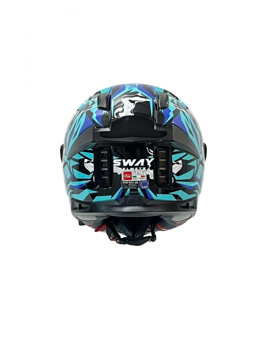 SW 868 CANNIBAL Black Blue Full Face