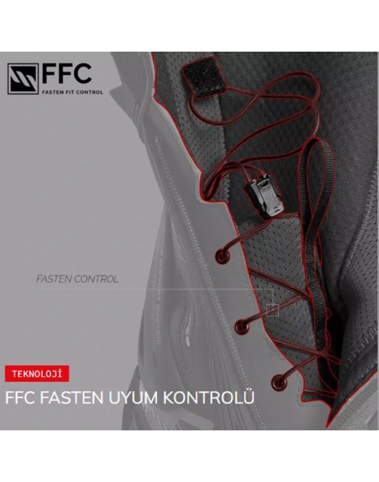 TCX RT-RACE ÇİZME SİYAH-GRİ