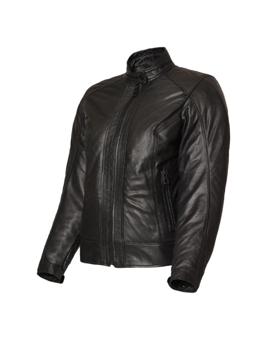 VEXO MOTO DERİ KADIN MONT SİYAH