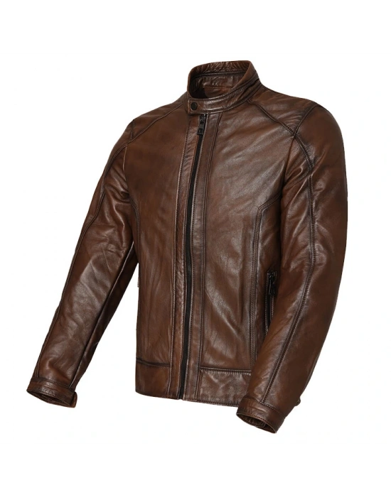 VEXO MOTO DERİ MONT ANTİK KAHVE