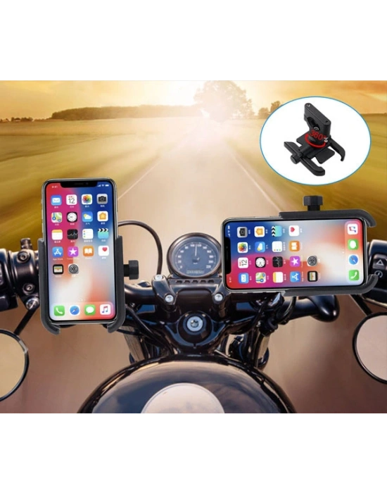 VEXO ALUMINIUM TELEFON TUTUCU GİDON BAĞLANTILI (CS-856A1 AÇIK MODEL)