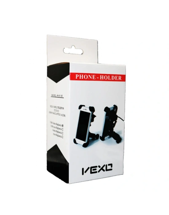 VEXO USBLI TELEFON TUTUCU GİDON BAĞLANTILI (2812C-1H AÇIK MODEL)
