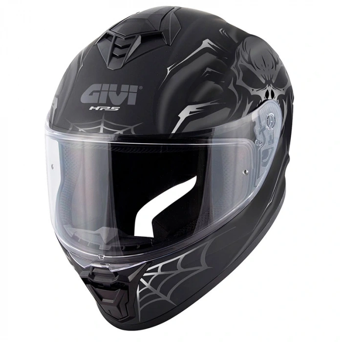 GIVI 50.X ARACHNO MAT SİYAH-GRİ KASK