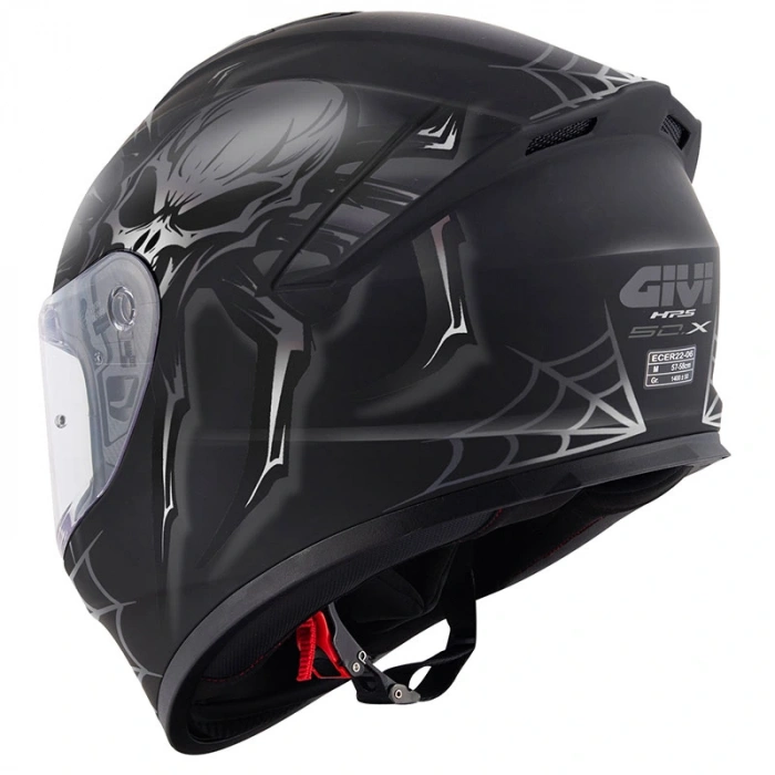 GIVI 50.X ARACHNO MAT SİYAH-GRİ KASK