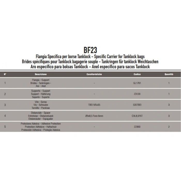 GIVIBF23DEPOÜSTÜÇANTAAPARATI(YAMAHA)