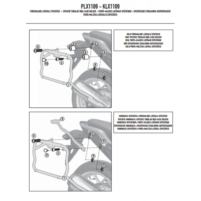 GIVIPLX1109HONDAINTEGRA700(12-13)YANÇANTATAŞIYICI