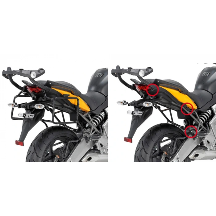 GIVIPLXR450KAWASAKIVERSYS650(10-14)YANÇANTATAŞIYICI