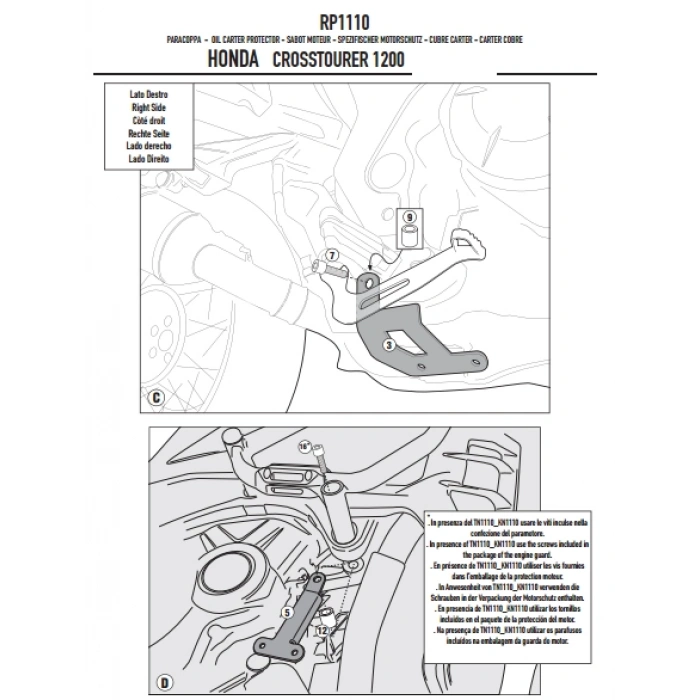 GIVIRP1110HONDAVFR1200XCROSSTOURER(12-19)KARTERKORUMA