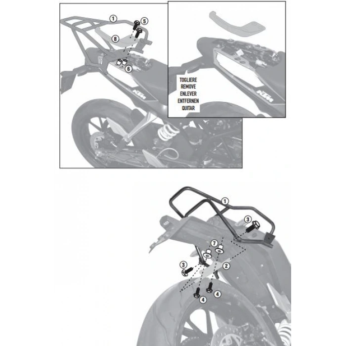 GIVISR7701KTMDUKE125-200-390(11-16)ARKAÇANTATAŞIYICI