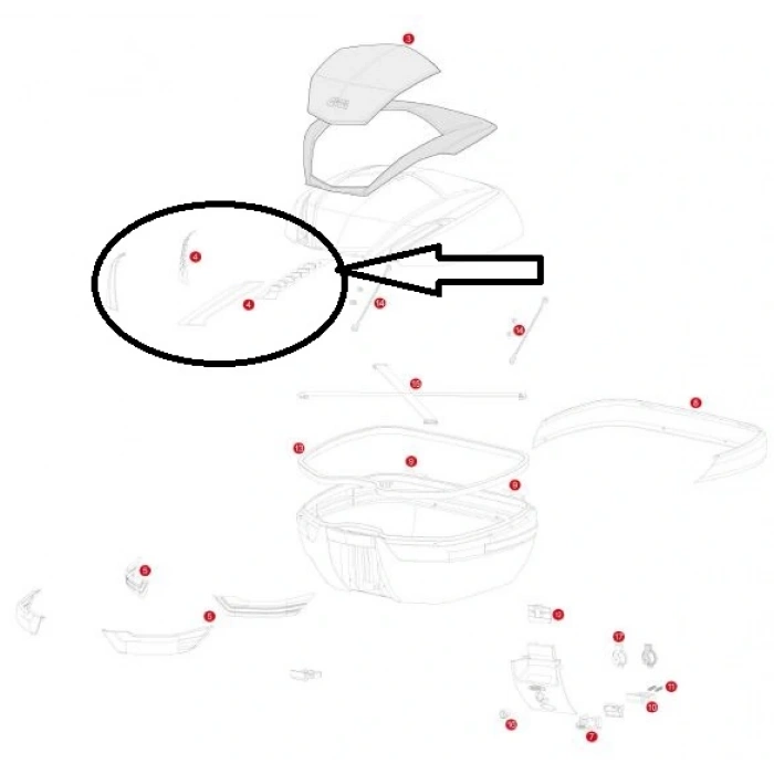 GIVIZ4703FRÇANTAREFLEKTÖRÜÜSTTAKIMGRİV47