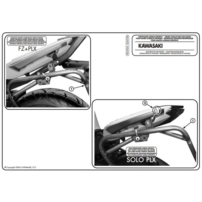 KAPPAKLX4104KAWASAKIER-6N-ER-6F650(12-16)YANÇANTATAŞIYICI
