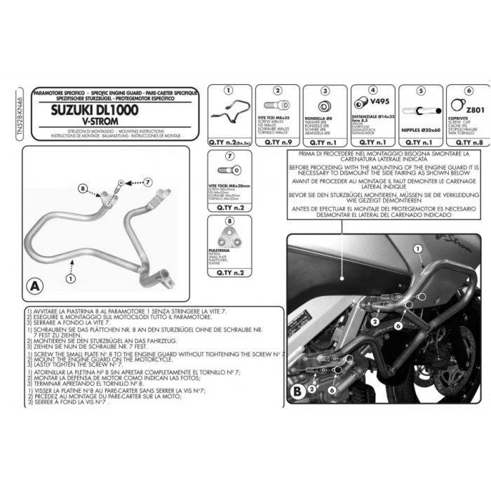 KAPPAKN46SUZUKIDL1000V-STROM(02-11)KORUMADEMİRİ