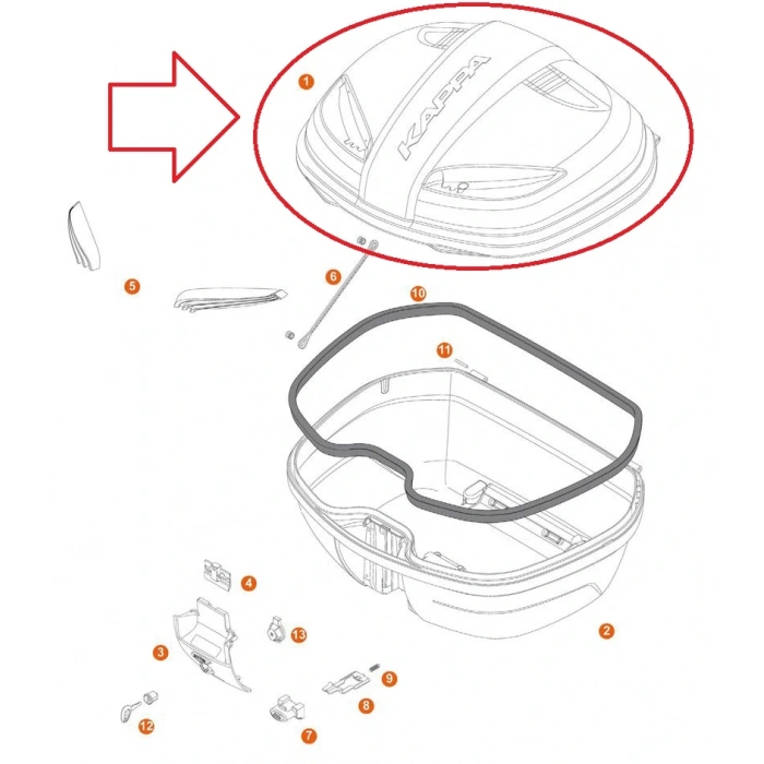 KAPPAZK47CNMÇANTAÜSTKAPAKSİYAHK47