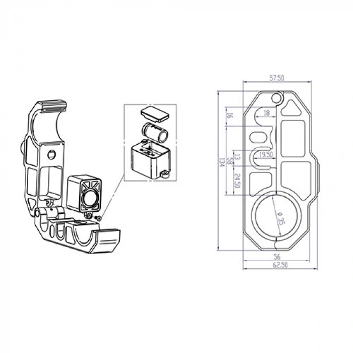 KOVIX KHL-B ALARMLI GİDON FREN KİLİT