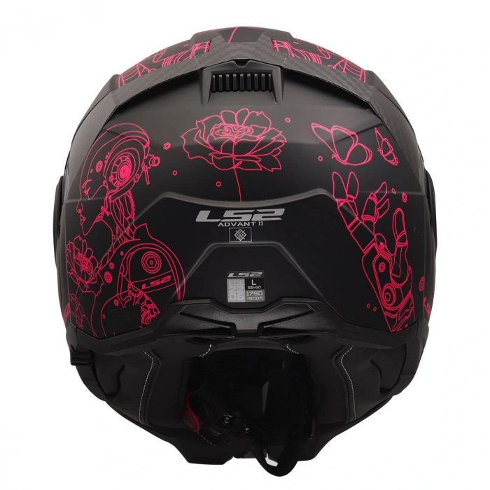 LS2 ADVANT 2 SOPHIA MAT SİYAH- KASK