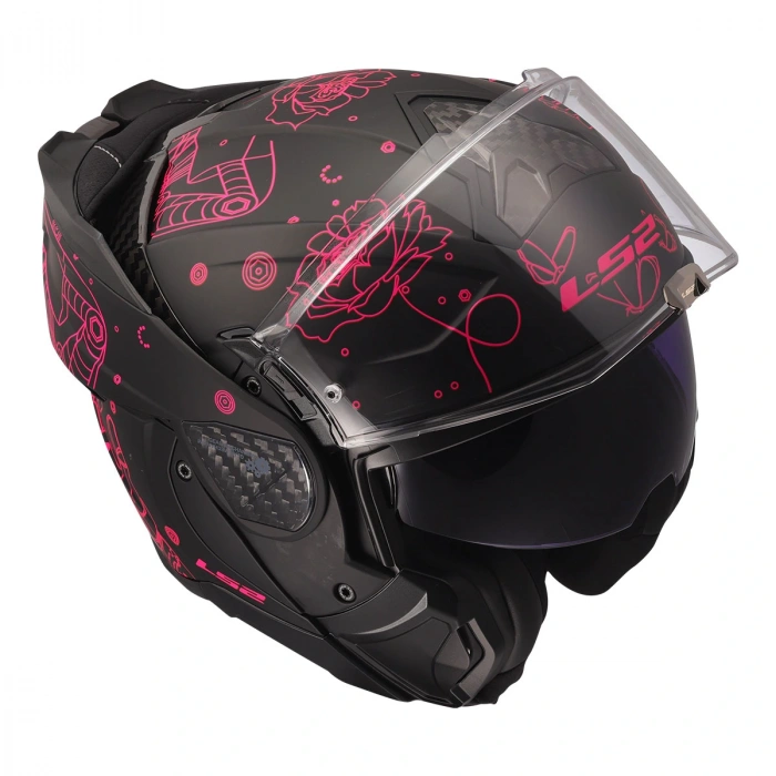 LS2 ADVANT 2 SOPHIA MAT SİYAH- KASK