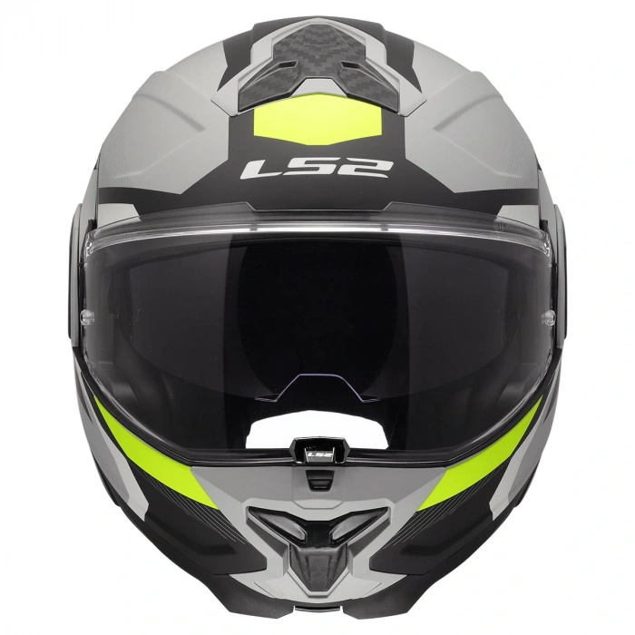 LS2 ADVANT 2 TRIPLE MAT GRİ- SİYAH-NEON SARI KASK