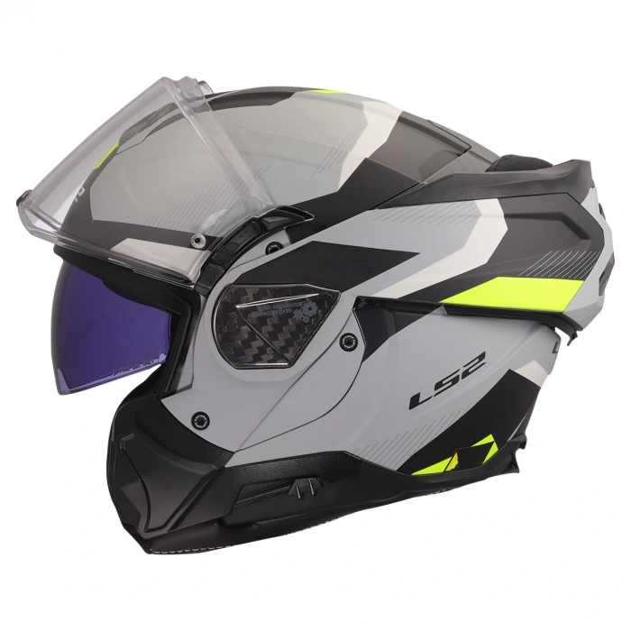 LS2 ADVANT 2 TRIPLE MAT GRİ- SİYAH-NEON SARI KASK