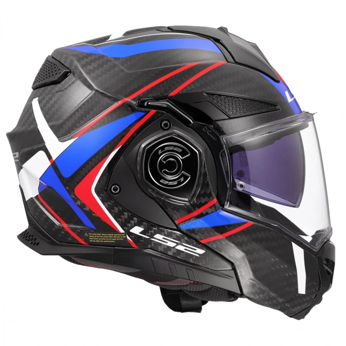 LS2 ADVANT X KARBON FUTURE II BEYAZ-MAVİ KASK