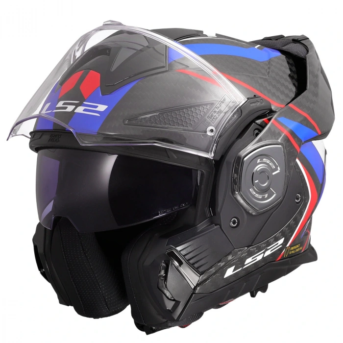 LS2 ADVANT X KARBON FUTURE II BEYAZ-MAVİ KASK