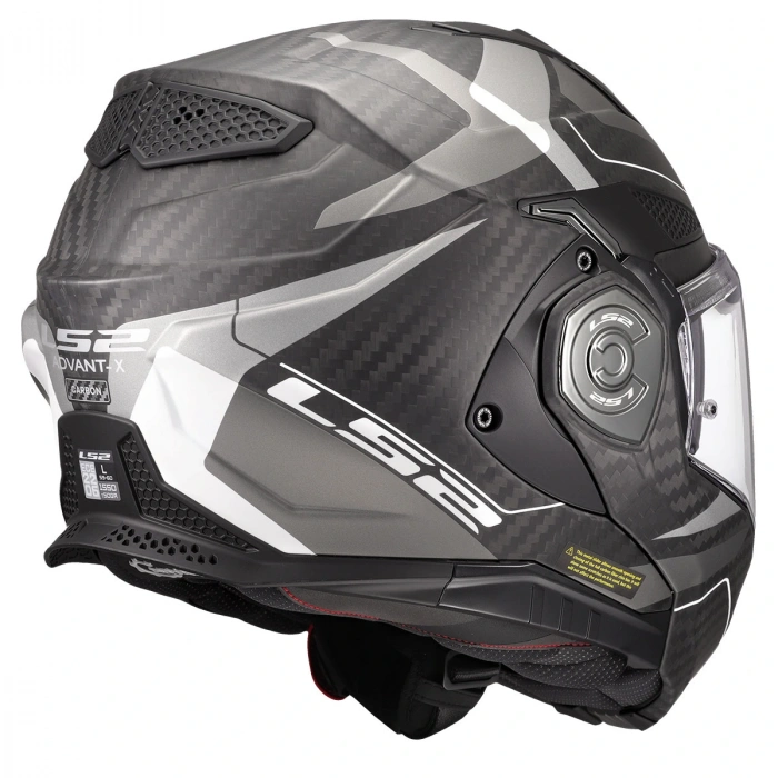 LS2 ADVANT X KARBON HORIZON MAT GÜMÜŞ-GRİ KASK