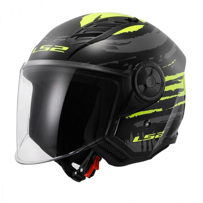 LS2 AIRFLOW 2 BRUSH SİYAH- KASK