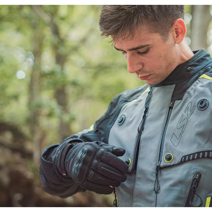 LS2 APOLLO MONT SİYAH-GRİ-