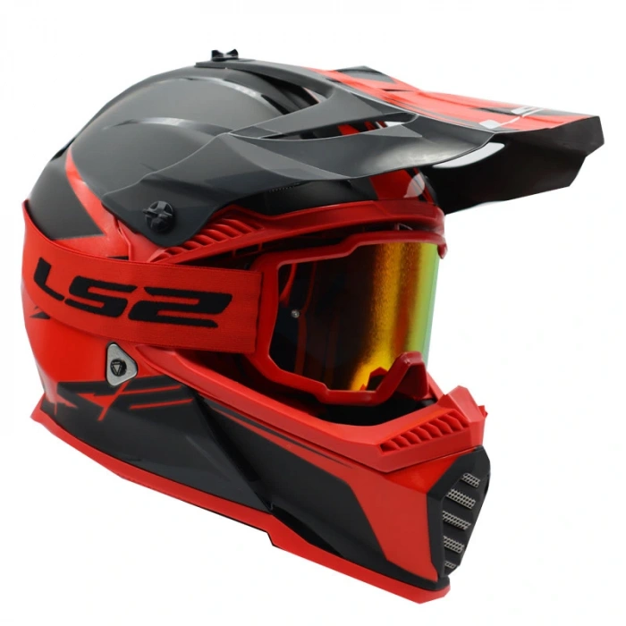 LS2 CHARGER GOGGLES MOTOKROS GÖZLÜK (IRIDIUM CAMLI)