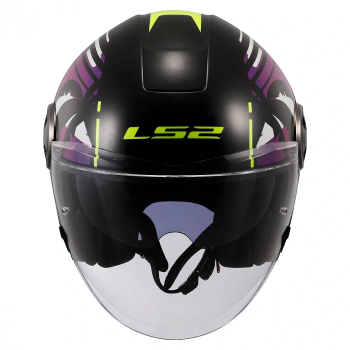 LS2 CLASSY PALM SİYAH KASK
