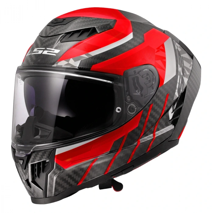 LS2 DRAGON KARBON TRAX  KASK