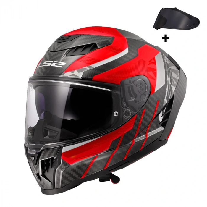 LS2 DRAGON KARBON TRAX  KASK